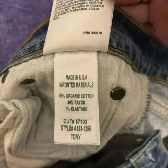 Agolde Toni Mid Rise Straight Jeans - Picture 9 of 9